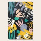 Space Odyssey, Abstract Voyage Journey Travel, Shapes Doodles Drawing Eclectic , Contemporary Planets Rocket Bohemian Cutting Board Gallery Image 1