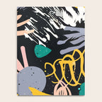 Space Odyssey, Abstract Voyage Journey Travel, Shapes Doodles Drawing Eclectic , Contemporary Planets Rocket Bohemian Notebook Gallery Image 4