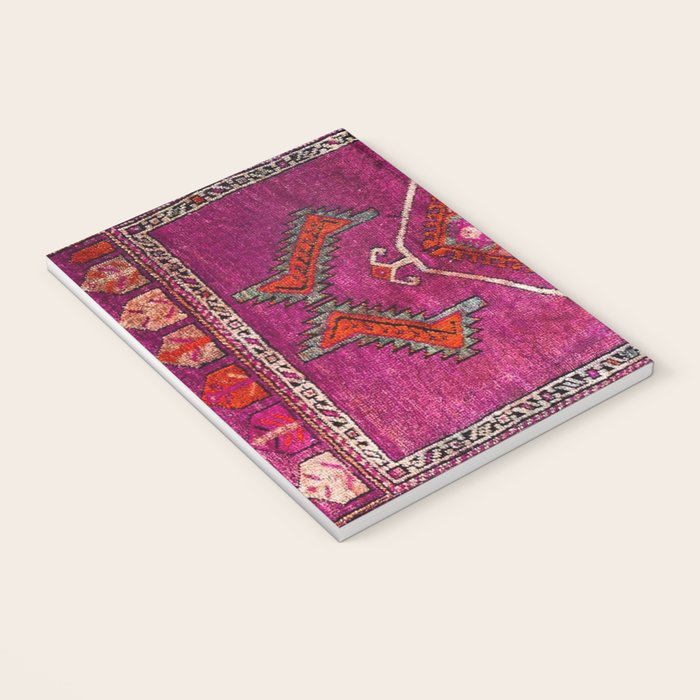 vintage Moroccan carpet Notebook Gallery Image 3