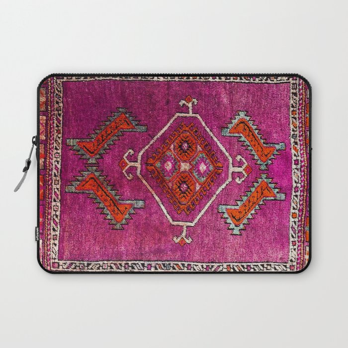 vintage Moroccan carpet Laptop Sleeve Gallery Image 1