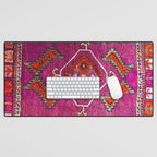 vintage Moroccan carpet Desk Mat Gallery Image 1