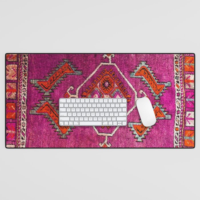 vintage Moroccan carpet Desk Mat Gallery Image 1