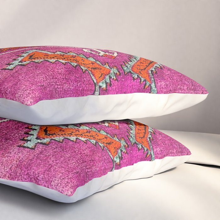vintage Moroccan carpet Pillow Sham Gallery Image 3