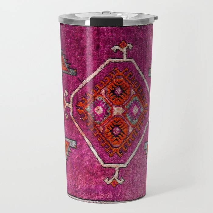 vintage Moroccan carpet Travel Mug Gallery Image 1