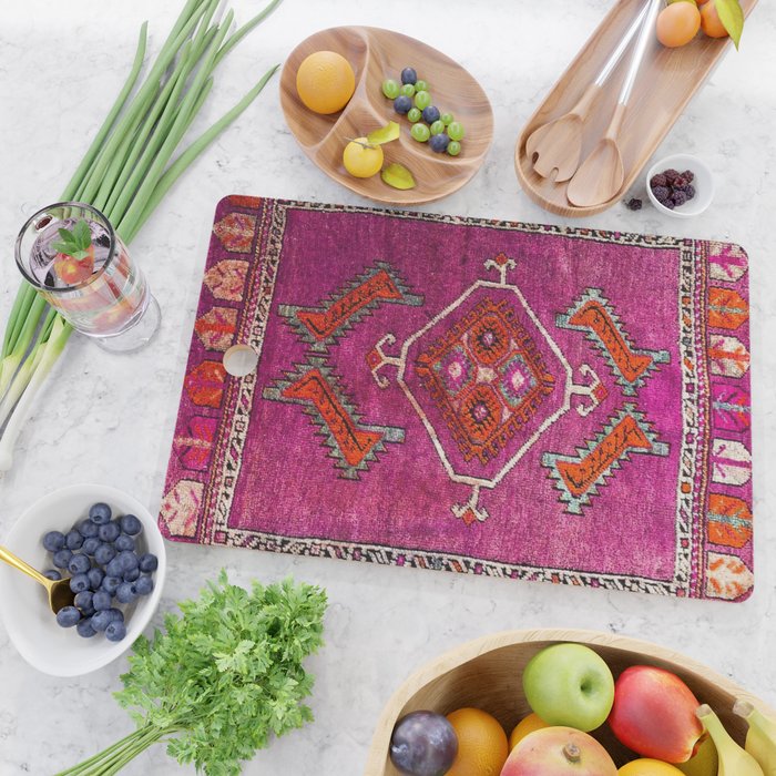 vintage Moroccan carpet Cutting Board Gallery Image 2