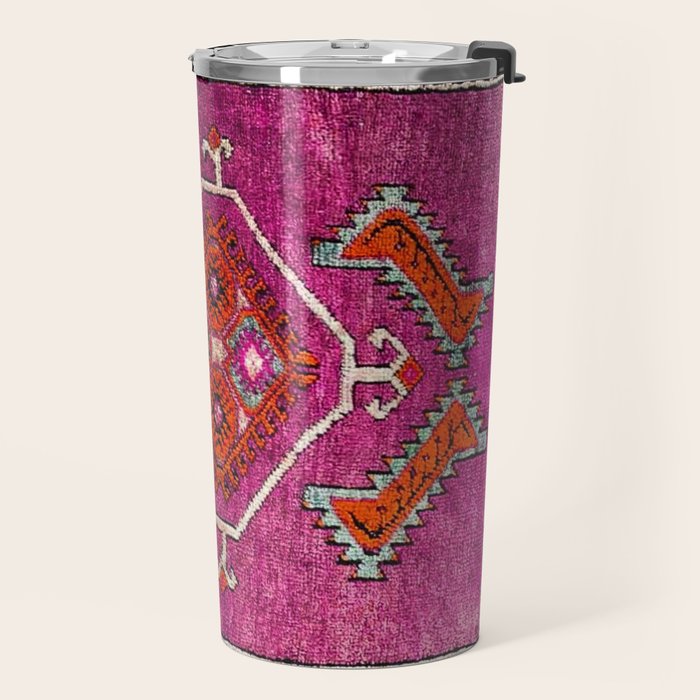 vintage Moroccan carpet Travel Mug Gallery Image 2
