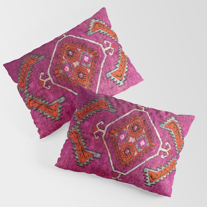 vintage Moroccan carpet Pillow Sham Gallery Image 3