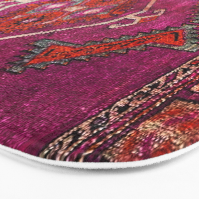 vintage Moroccan carpet Bath Mat Gallery Image 3