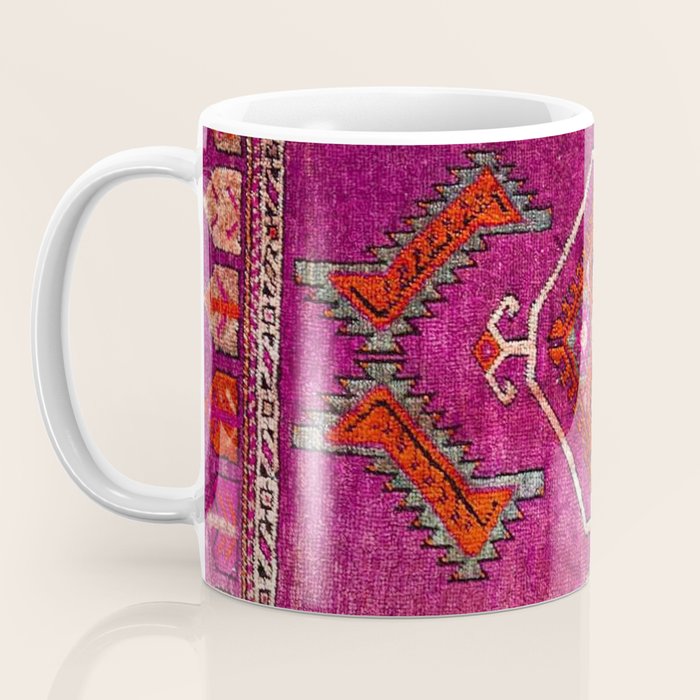 vintage Moroccan carpet Coffee Mug Gallery Image 3