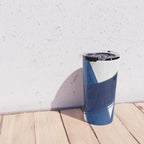 Indigo Abstract Brush Strokes | No. 4 Travel Mug Gallery Image 4