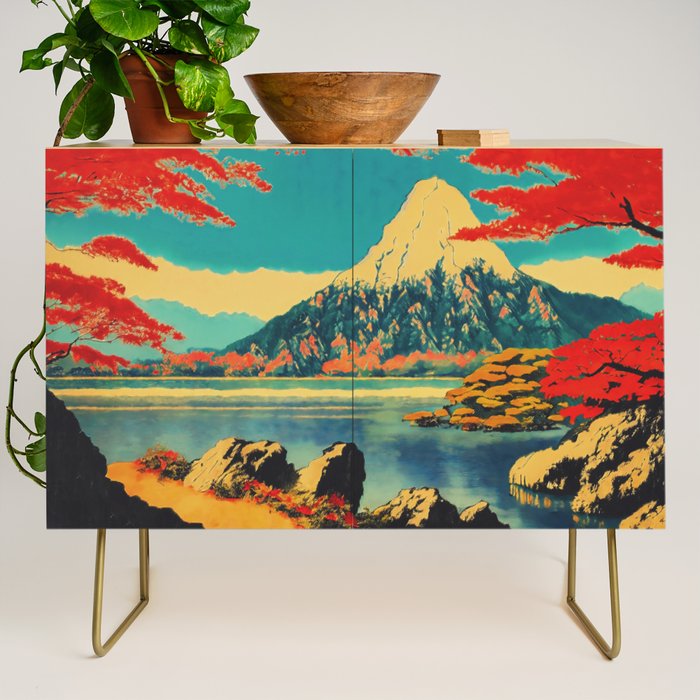 The Red Heart of Yunn - Nature Landscape Credenza Gallery Image 1