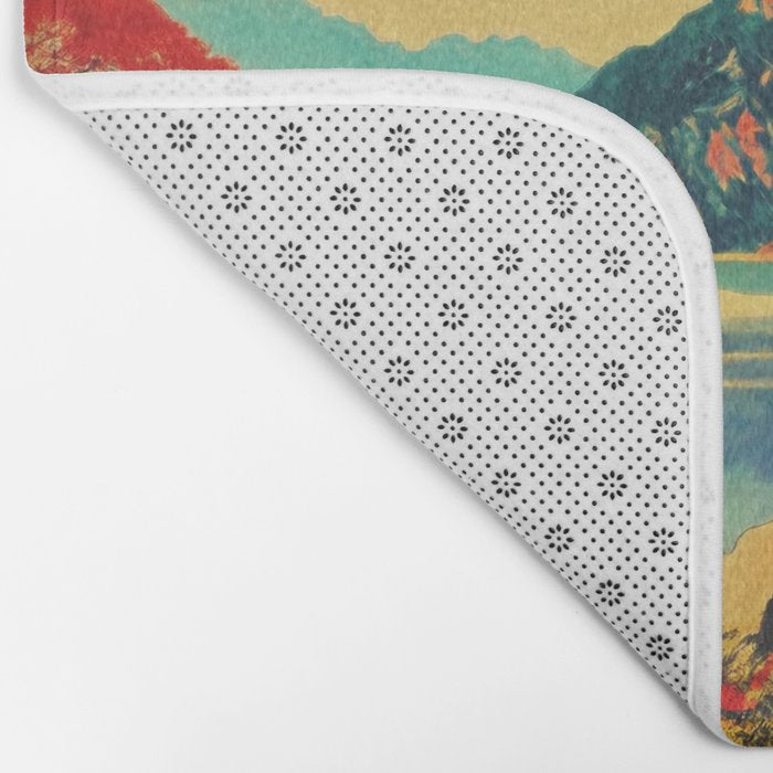 The Red Heart of Yunn - Nature Landscape Bath Mat Gallery Image 2