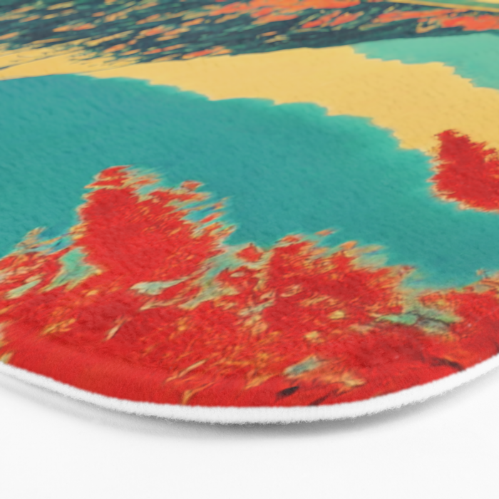 The Red Heart of Yunn - Nature Landscape Bath Mat Gallery Image 3