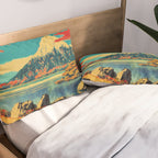 The Red Heart of Yunn - Nature Landscape Pillow Sham Gallery Image 2