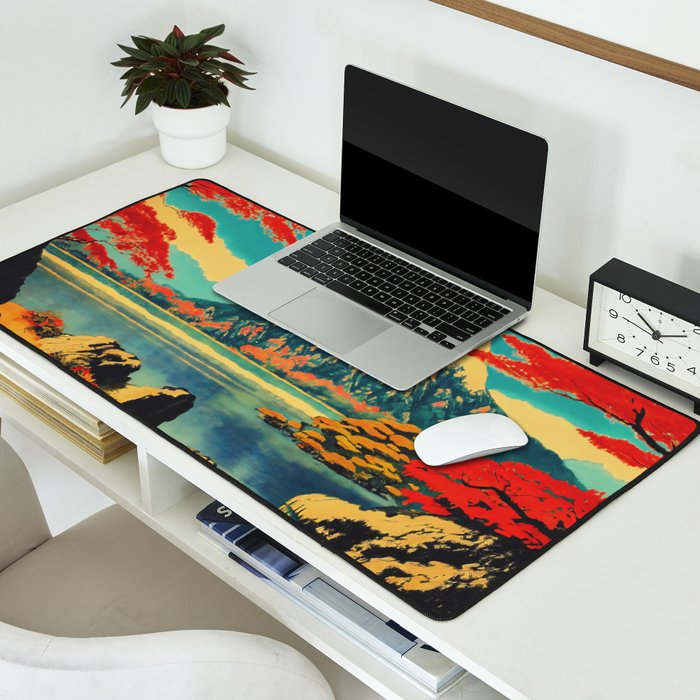 The Red Heart of Yunn - Nature Landscape Desk Mat Gallery Image 2