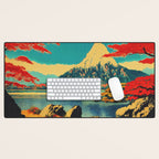 The Red Heart of Yunn - Nature Landscape Desk Mat Gallery Image 1
