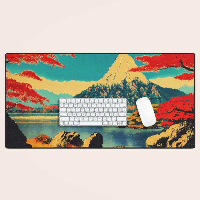 The Red Heart of Yunn - Nature Landscape Desk Mat Gallery Image 1