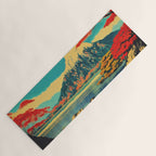 The Red Heart of Yunn - Nature Landscape Yoga Mat Gallery Image 1
