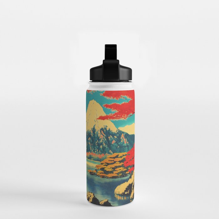The Red Heart of Yunn - Nature Landscape Water Bottle Gallery Image 2