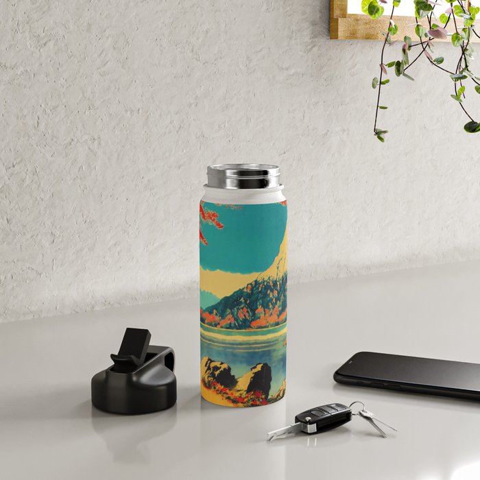 The Red Heart of Yunn - Nature Landscape Water Bottle Gallery Image 4