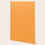 Orange Marigold Solid Colour Wallpaper Gallery Image 2