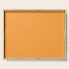 Orange Marigold Solid Colour Serving Tray Gallery Image 1
