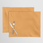 Orange Marigold Solid Colour Placemat Gallery Image 1