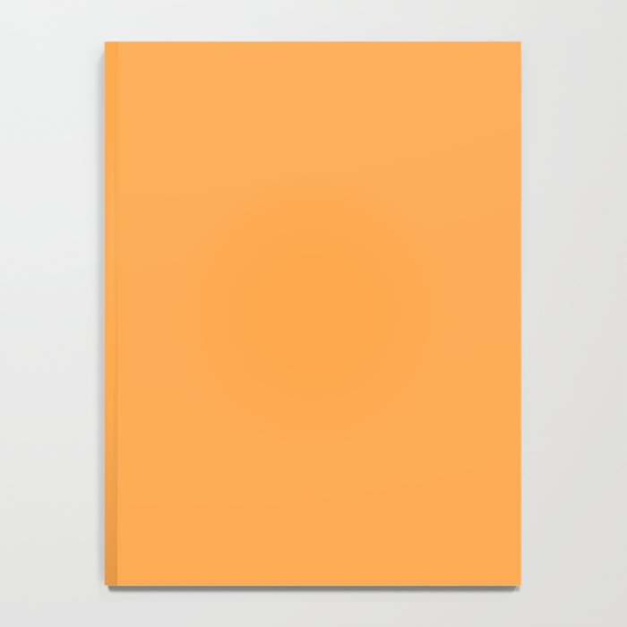 Orange Marigold Solid Colour Notebook Gallery Image 4