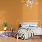 Orange Marigold Solid Colour Wallpaper Gallery Image 3