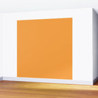 Orange Marigold Solid Colour Wall Mural Gallery Image 2