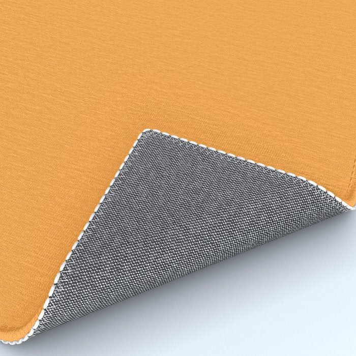 Orange Marigold Solid Colour Rug Gallery Image 4
