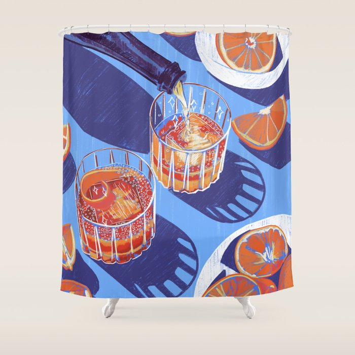 Negroni Spagliato Shower Curtain Gallery Image 1