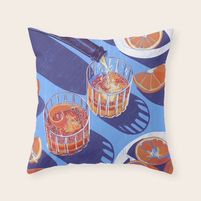 Negroni Spagliato Throw Pillow Gallery Image 1