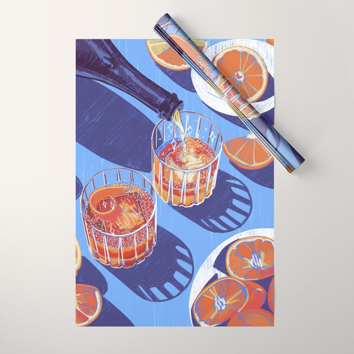 Negroni Spagliato Wrapping Paper Gallery Image 1