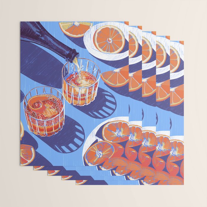 Negroni Spagliato Wrapping Paper Gallery Image 3