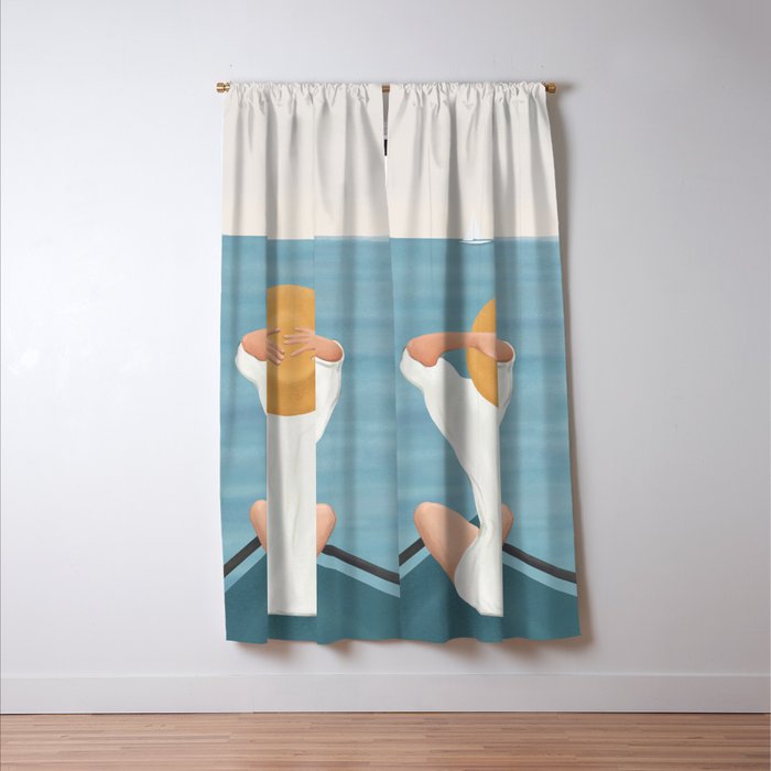 Summer Vacation I Window Curtain Gallery Image 3