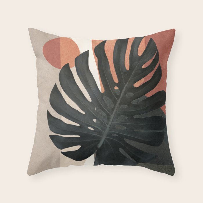 Soft Shapes VIII Throw Pillow Gallery Image 6