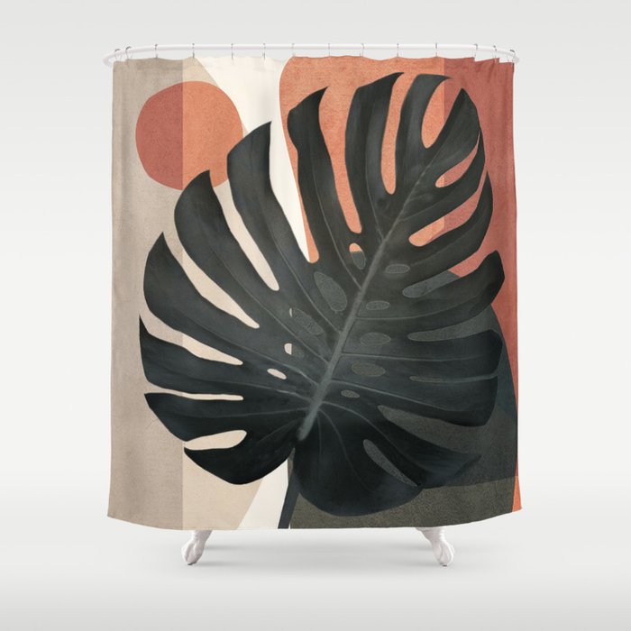 Soft Shapes VIII Shower Curtain Gallery Image 1