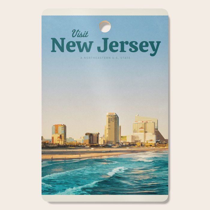 Visit New Jersey Cutting Board Gallery Image 1