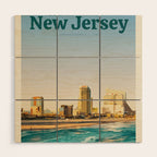 Visit New Jersey Wood Wall Art Gallery Image 1