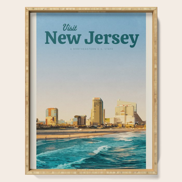 Visit New Jersey Serving Tray Gallery Image 1