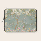Romantic Chinoiserie Pearl Garden Laptop Sleeve Gallery Image 1