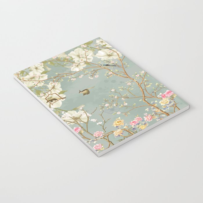 Romantic Chinoiserie Pearl Garden Notebook Gallery Image 3
