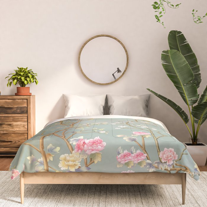 Romantic Chinoiserie Pearl Garden Comforter Gallery Image 3