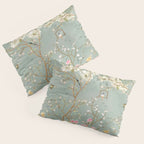 Romantic Chinoiserie Pearl Garden Pillow Sham Gallery Image 3