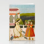The Vilaval Ragini, c. 1780 Unknown artist Indian Miniature Painting  Stationery Card Gallery Image 2