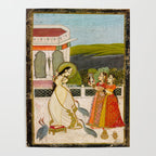 The Vilaval Ragini, c. 1780 Unknown artist Indian Miniature Painting  Poster Gallery Image 4