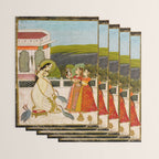 The Vilaval Ragini, c. 1780 Unknown artist Indian Miniature Painting  Wrapping Paper Gallery Image 3