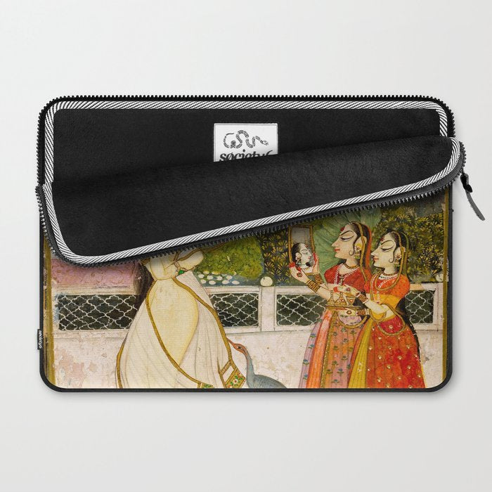 The Vilaval Ragini, c. 1780 Unknown artist Indian Miniature Painting  Laptop Sleeve Gallery Image 2