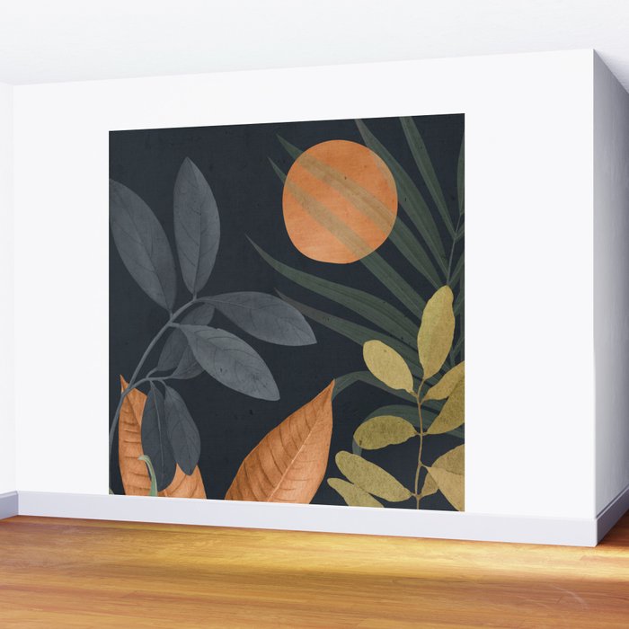Abstract Art Tropical Leaves 119 Wall Mural Gallery Image 2